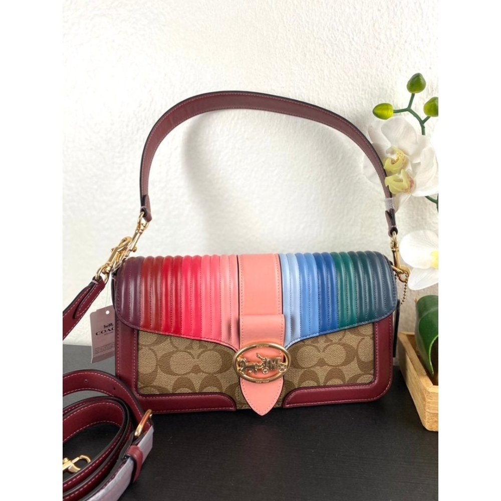 Coach Georgie Shoulder Bag In Signature